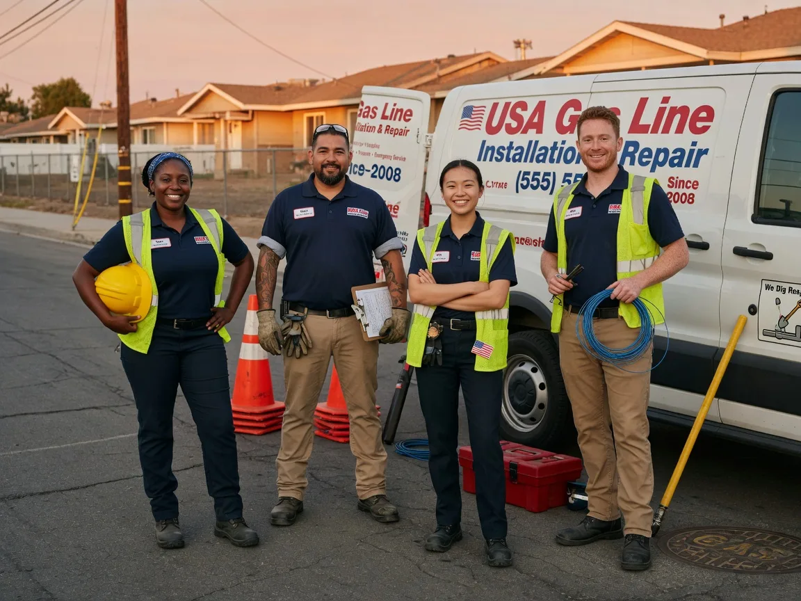 Gas Line Installation company in Delmita, TX